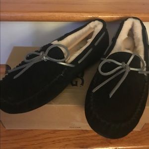 Ugg Dakota Moccasins Black Metallic